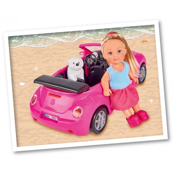 Simba Toys Evi Love  Evi's Beetle Car Puppy Doll Set - Picture 3 of 3